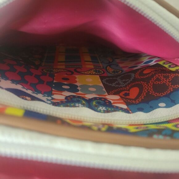 Lily Bloom Crossbody Paisley and More Canvas Purse Adjustable Strap Lined - Picture 6 of 9